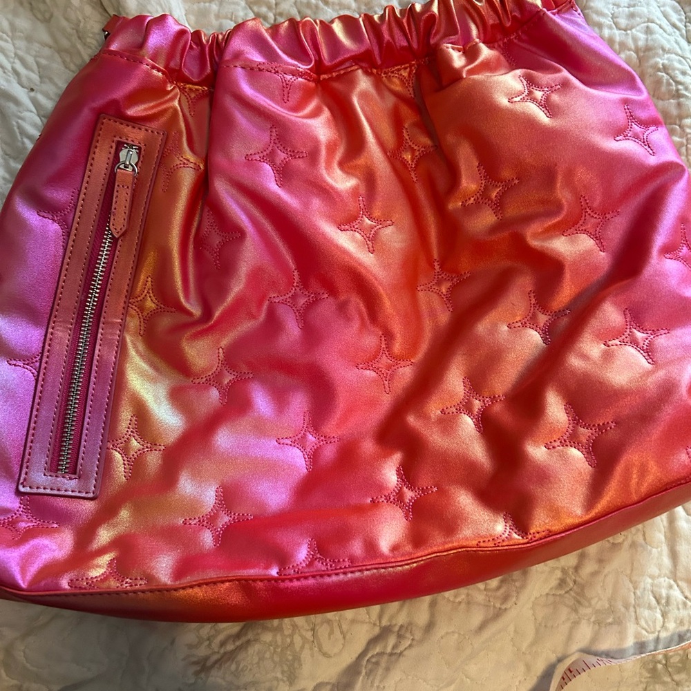Paris Hilton Pink and Orange Shoulder Bag with Star Charm - Picture 2 of 3